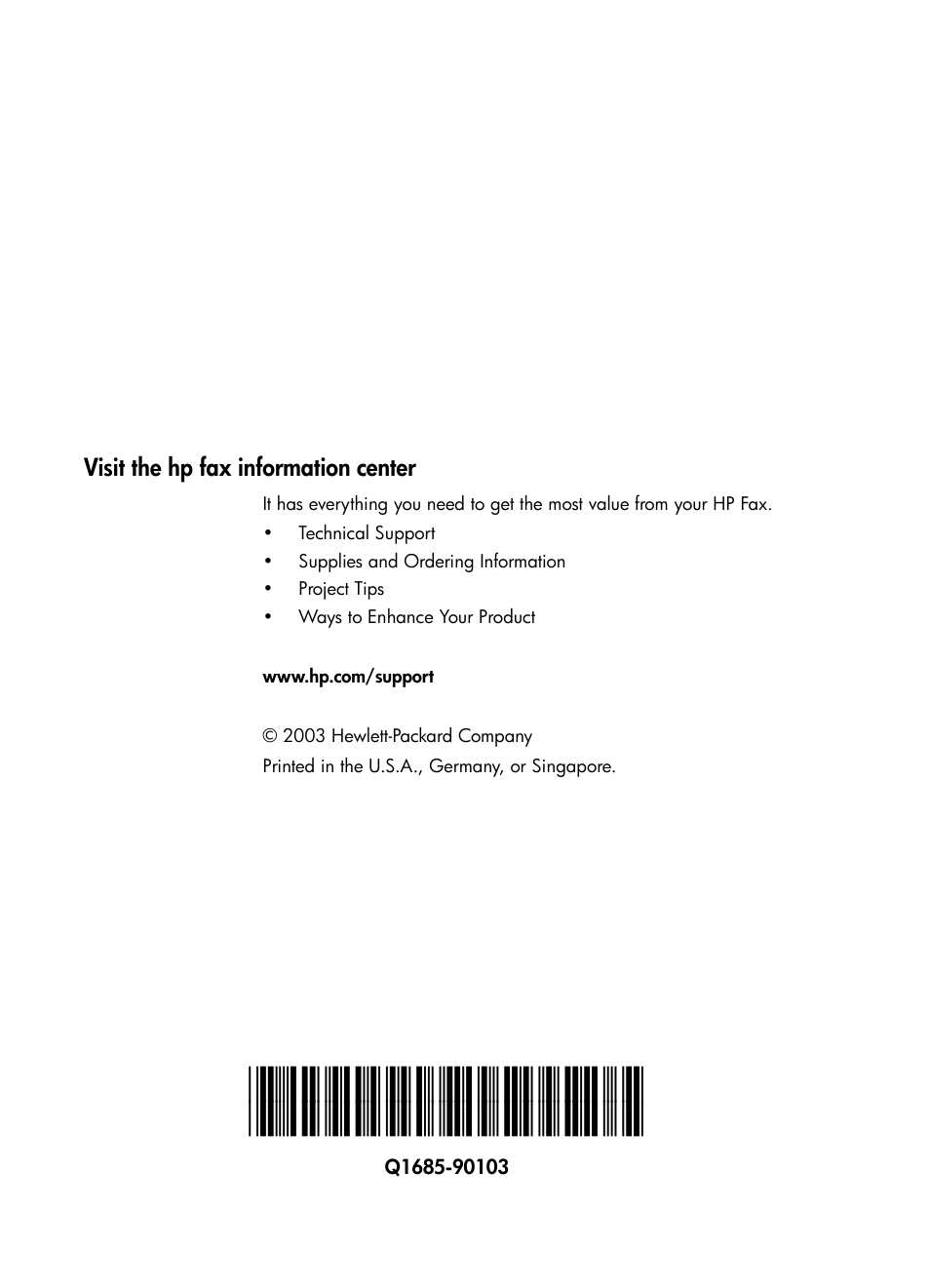 HP 1230 SERIES User Manual | Page 88 / 88