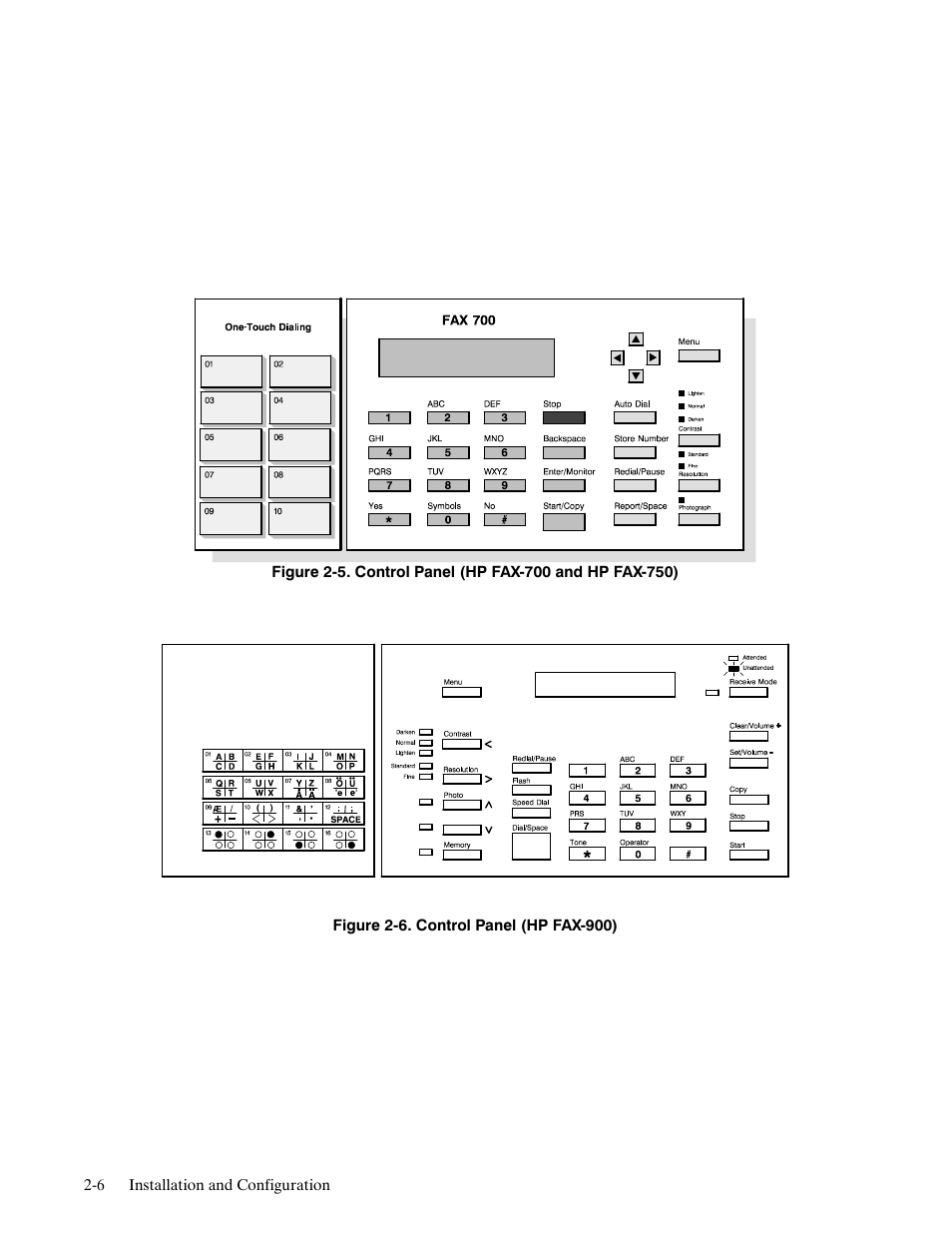 Control panel overlay views | HP FAX-700 User Manual | Page 31 / 292