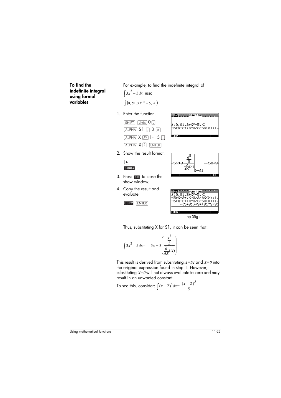 HP 39g+ User Manual | Page 167 / 294