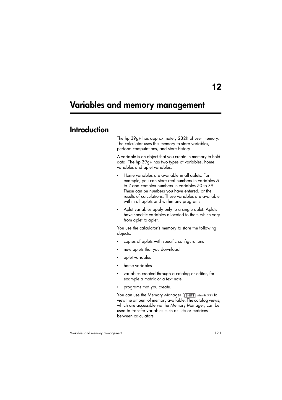 Introduction | HP 39g+ User Manual | Page 169 / 294