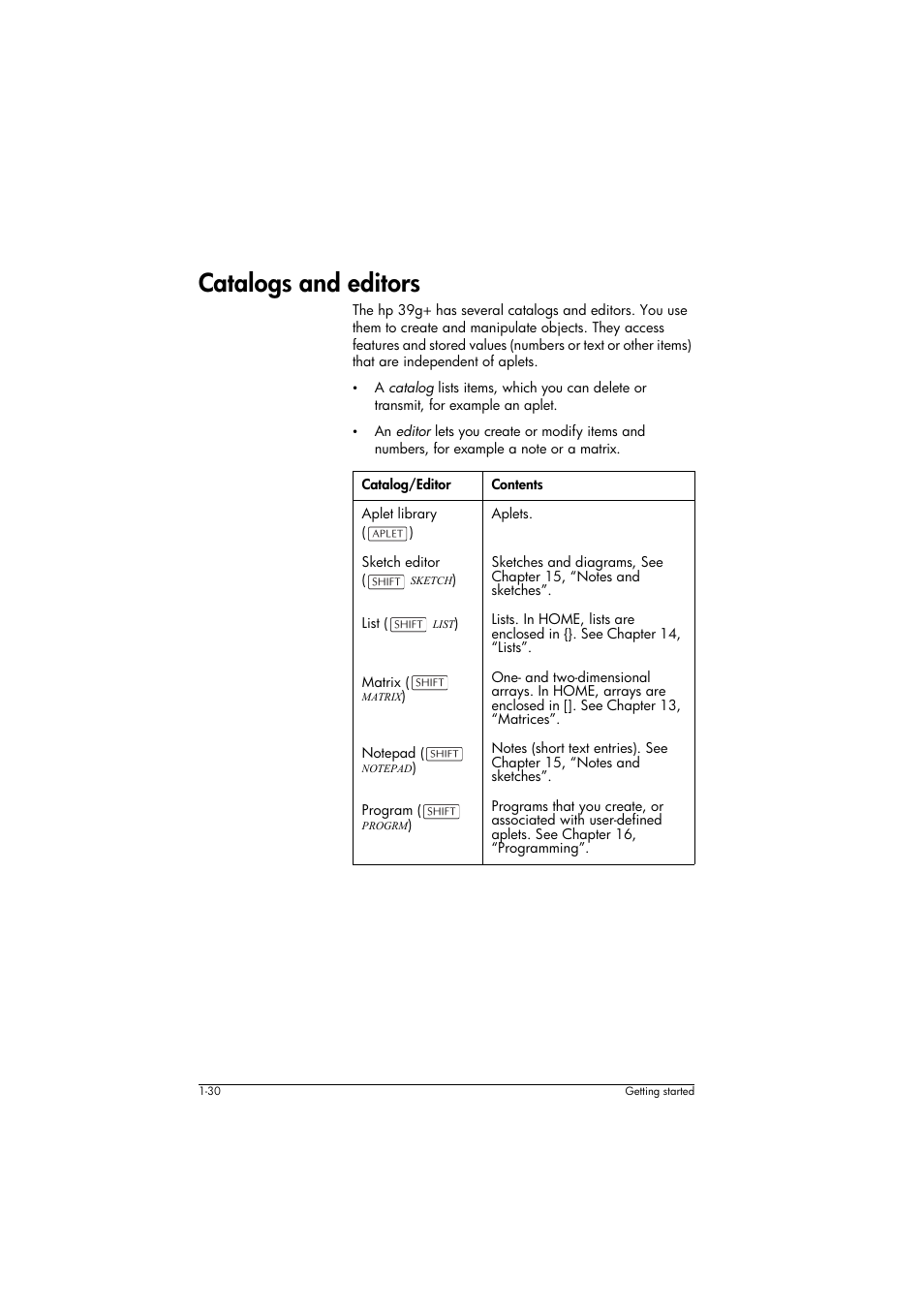 HP 39g+ User Manual | Page 40 / 294