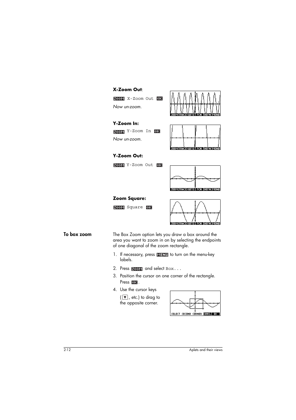To box zoom | HP 39g+ User Manual | Page 52 / 294