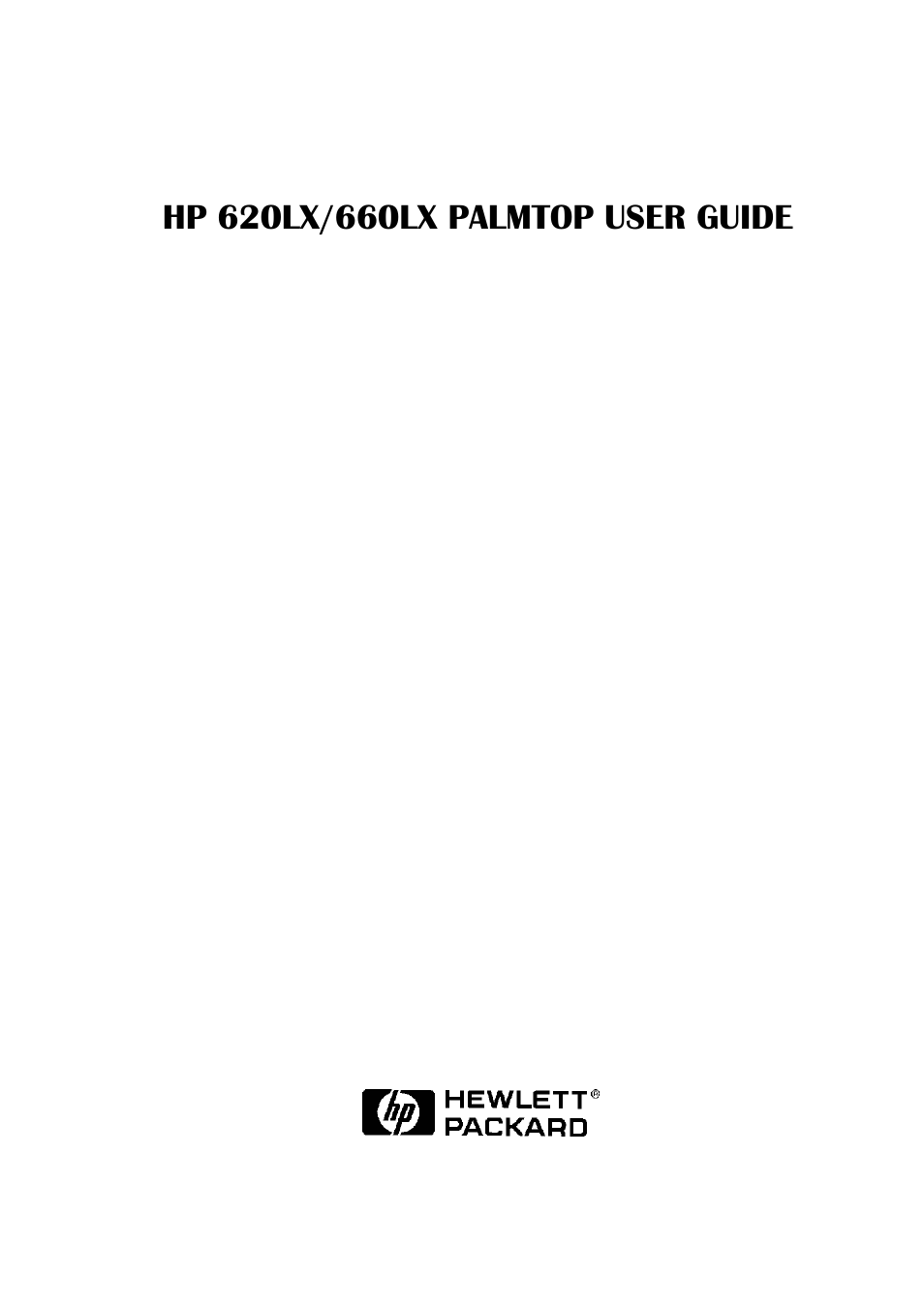 HP 660LX User Manual | 172 pages