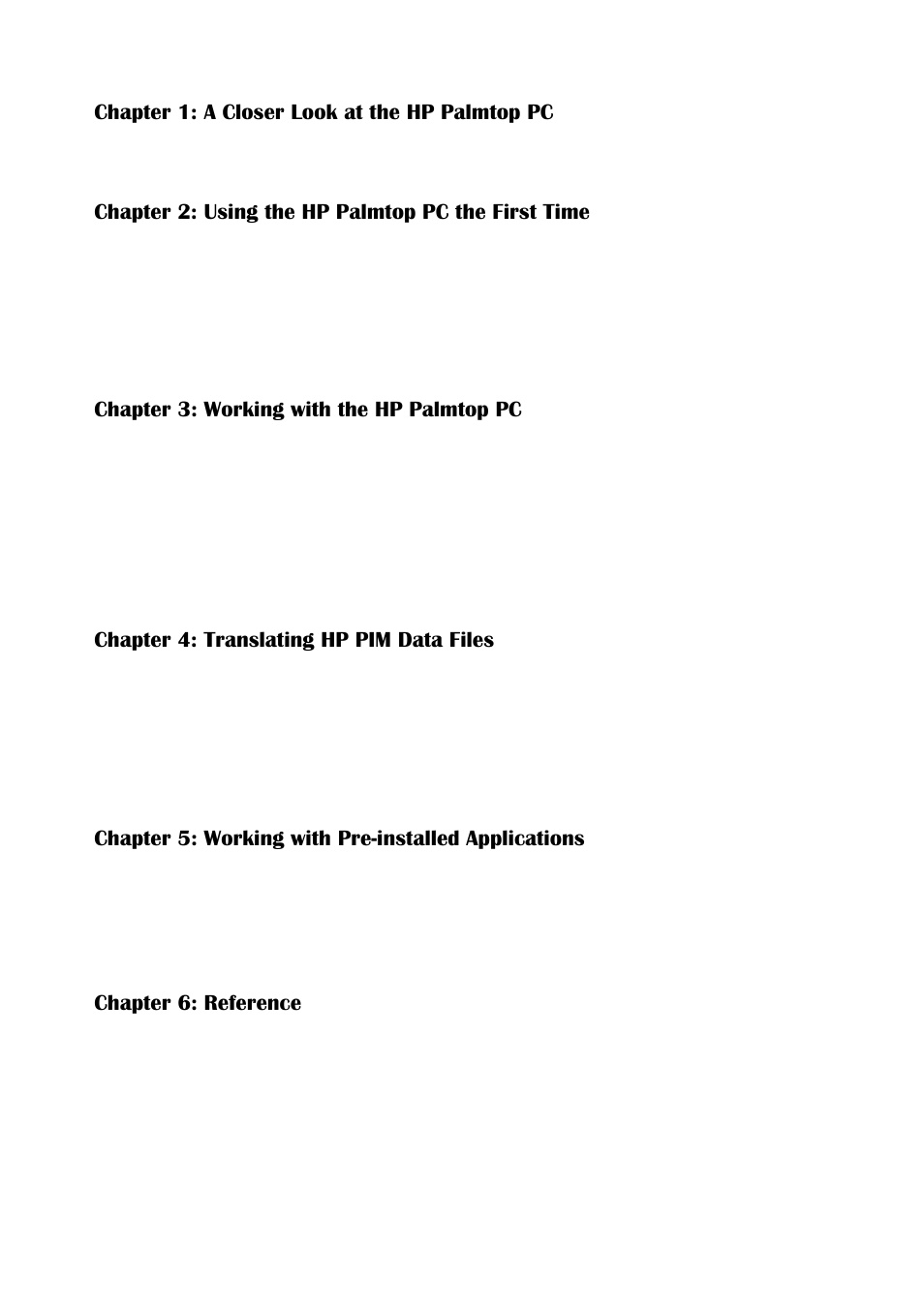 HP 660LX User Manual | Page 12 / 172