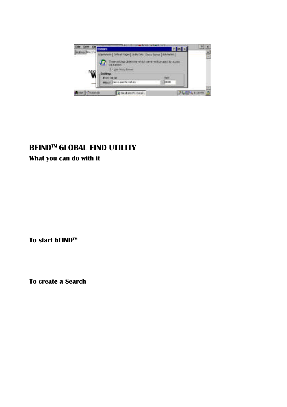 Bfind, Global find utility | HP 660LX User Manual | Page 140 / 172