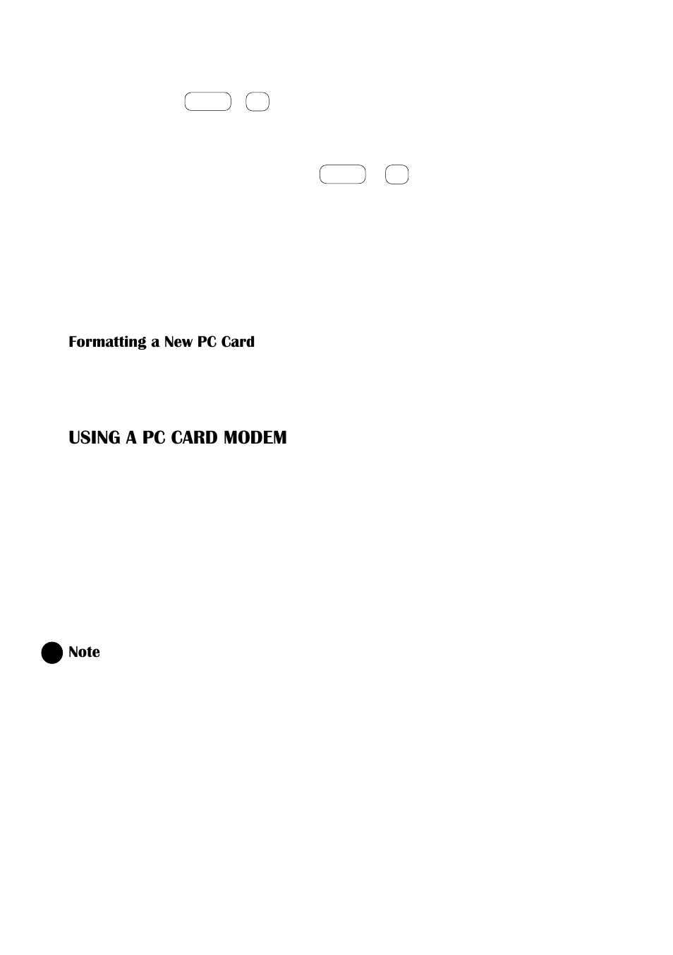 Using a pc card modem | HP 660LX User Manual | Page 40 / 172