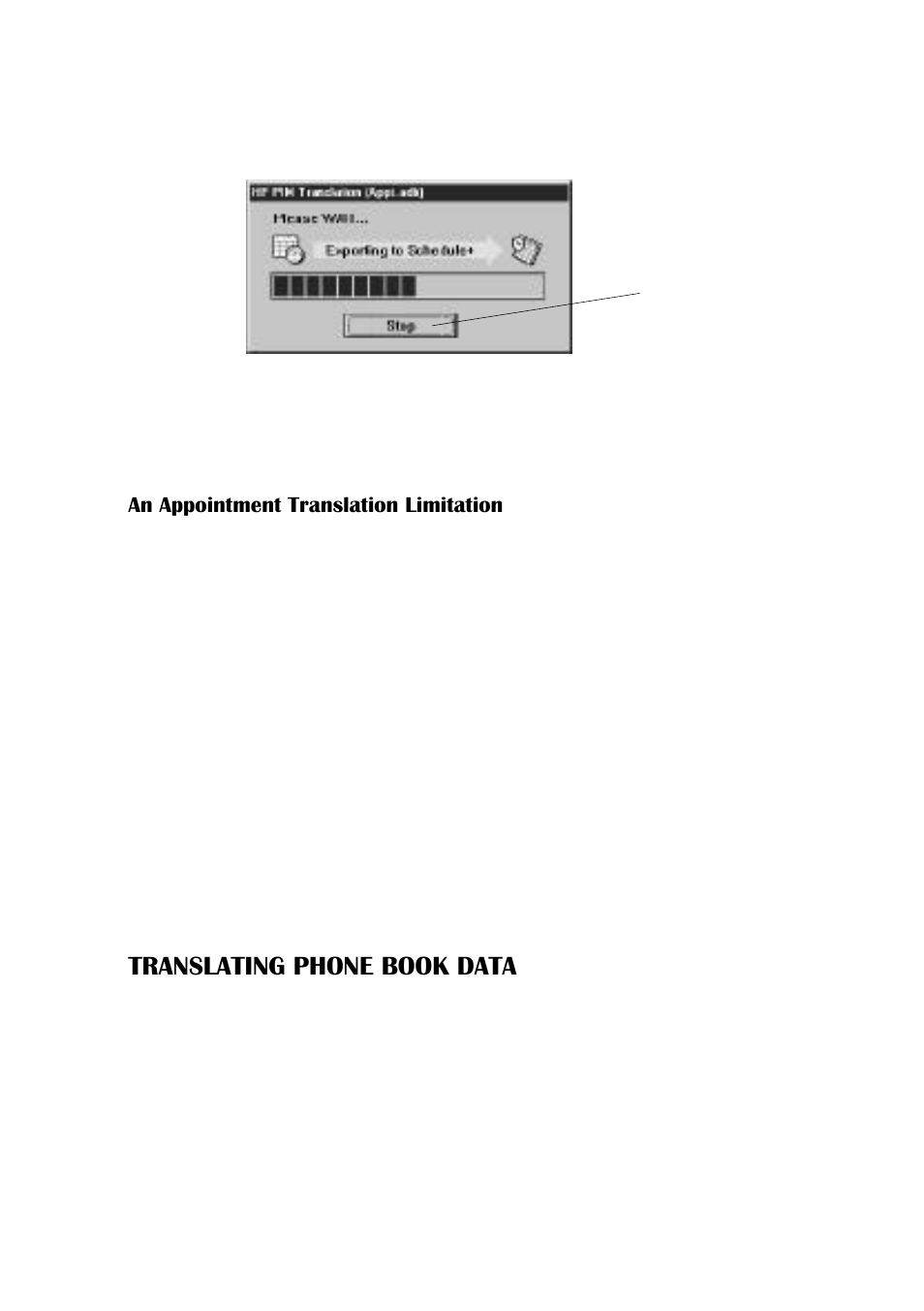 Translating phone book data | HP 660LX User Manual | Page 53 / 172