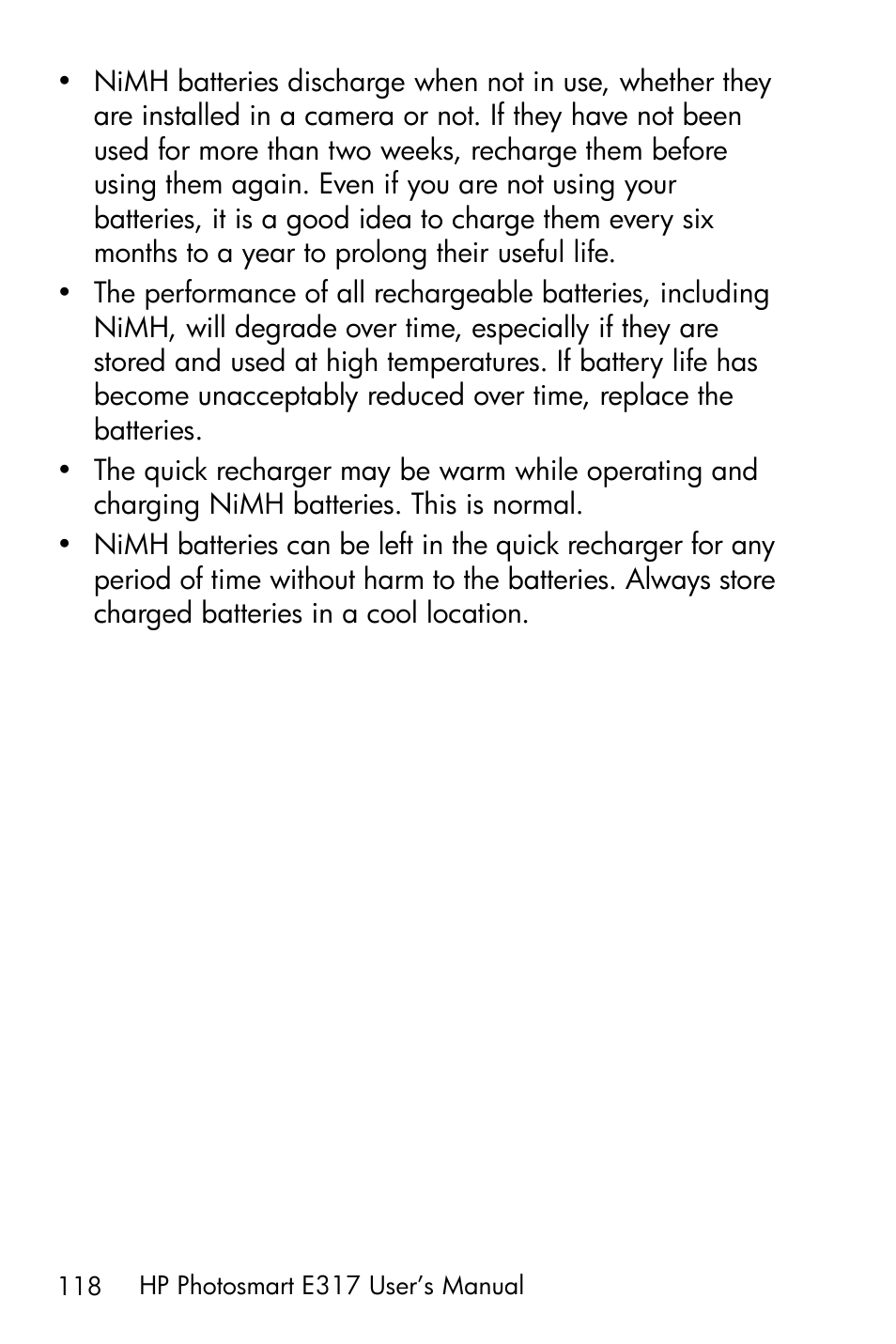 HP Photosmart E317 User Manual | Page 118 / 138