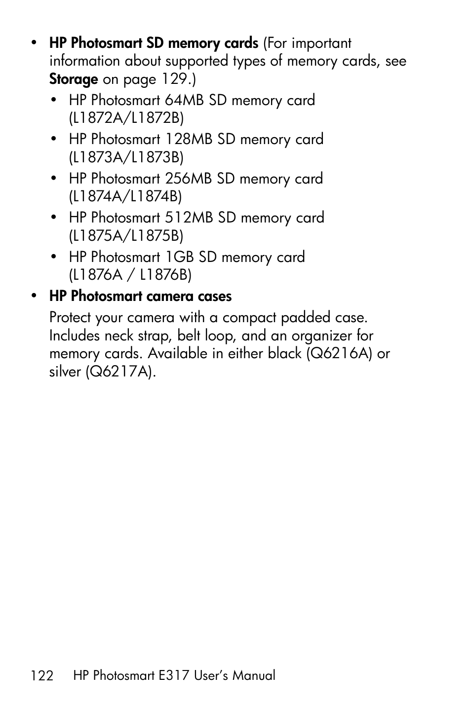 HP Photosmart E317 User Manual | Page 122 / 138