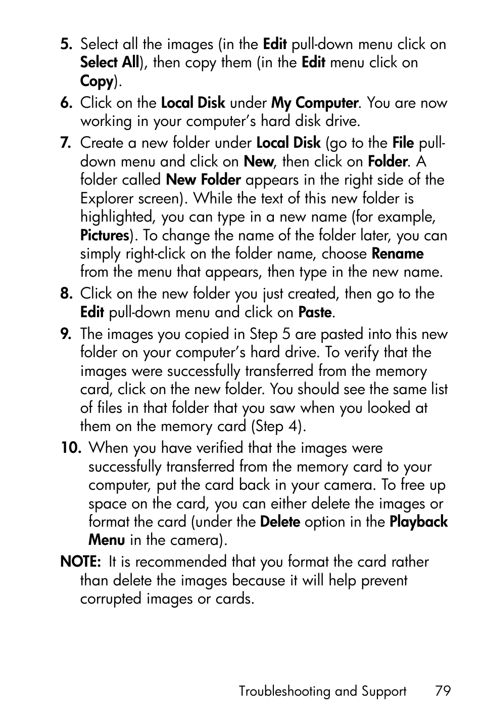 HP Photosmart E317 User Manual | Page 79 / 138