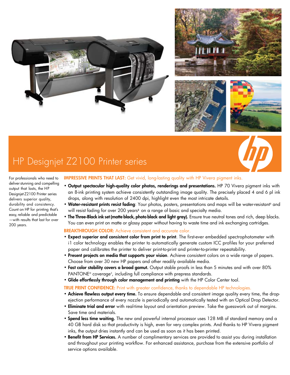 HP Designjet Z3100 series User Manual | 4 pages