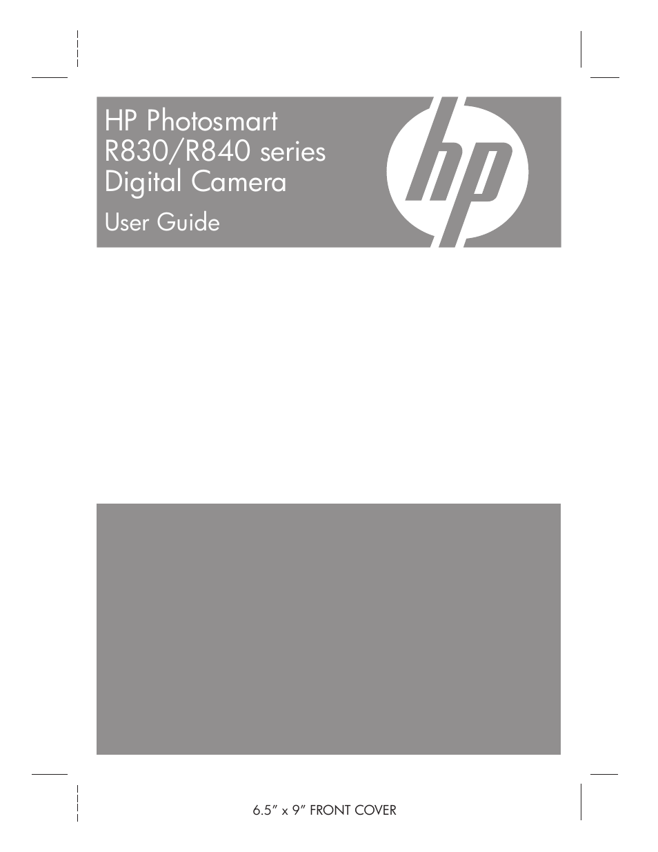 HP R830/R840 User Manual | 59 pages