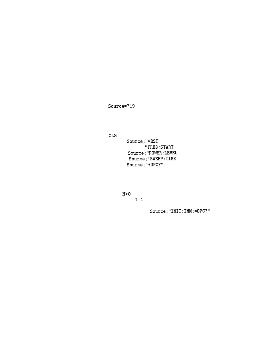 Looping and synchronization, example program 6, Looping and, Synchronization, example program 6 | HP 8360 User Manual | Page 125 / 508