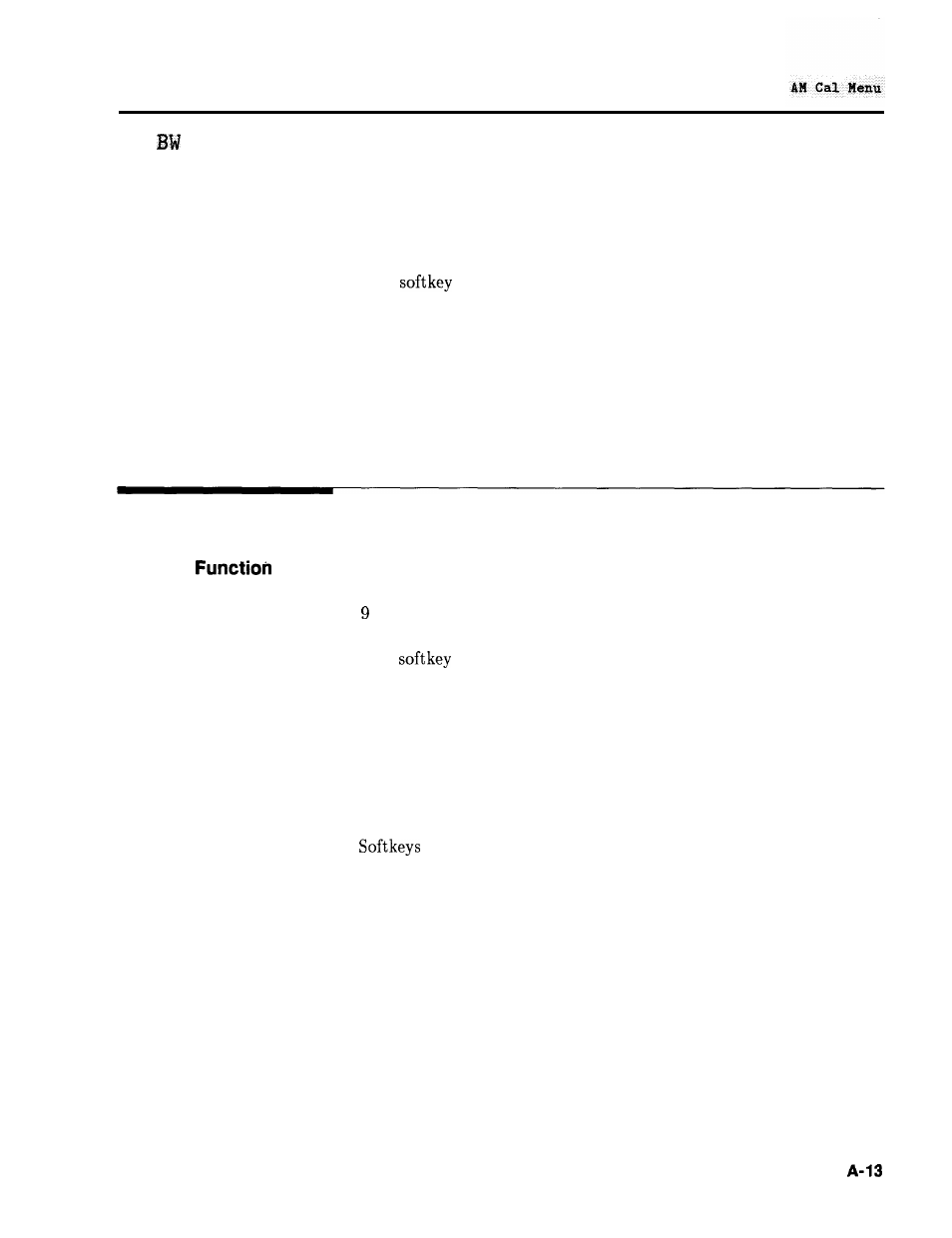 Am bw cal once, Am cal menu, Am cal once | HP 8360 User Manual | Page 158 / 508