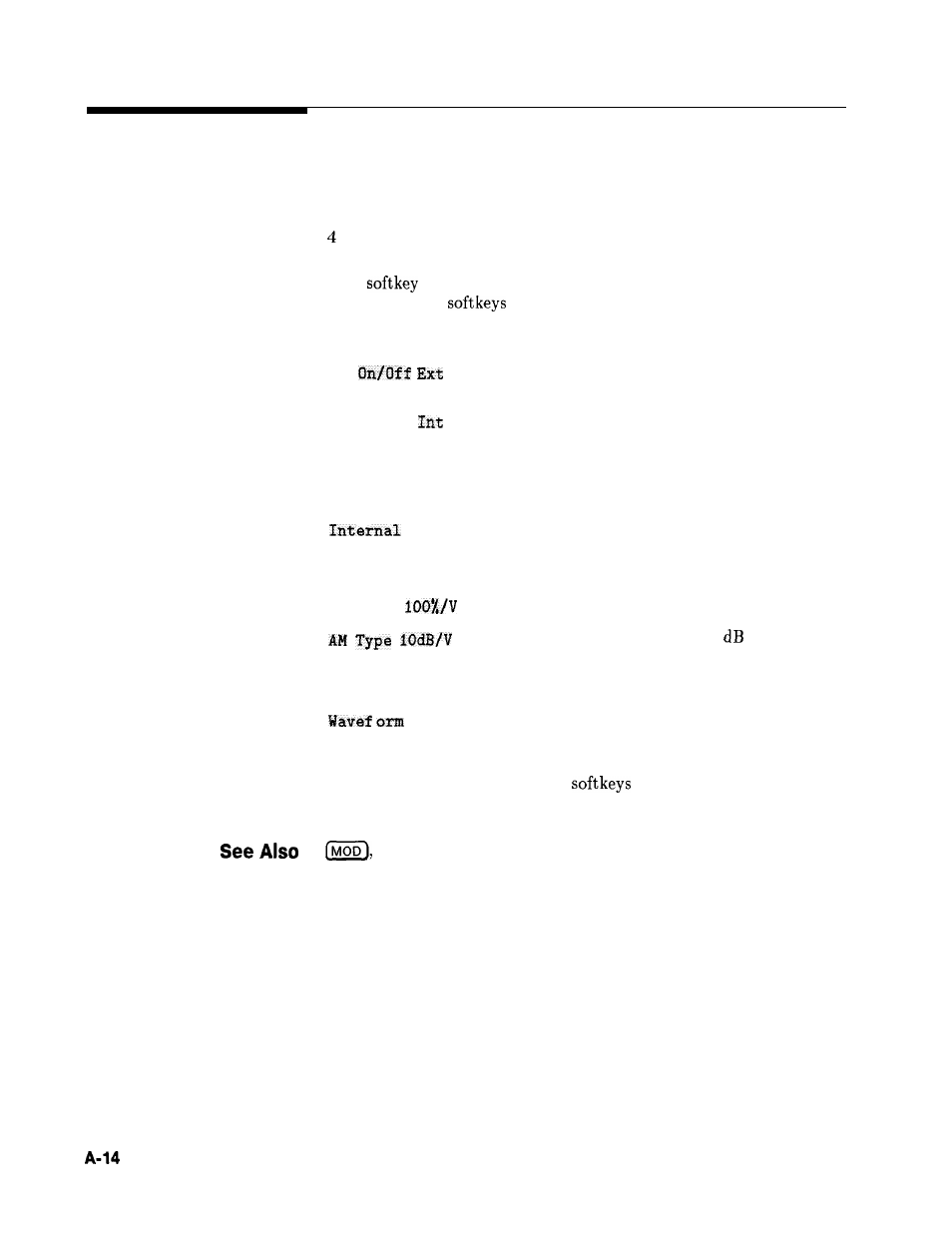 Am menu, Function group (mod) menu map description, Programming codes | HP 8360 User Manual | Page 159 / 508