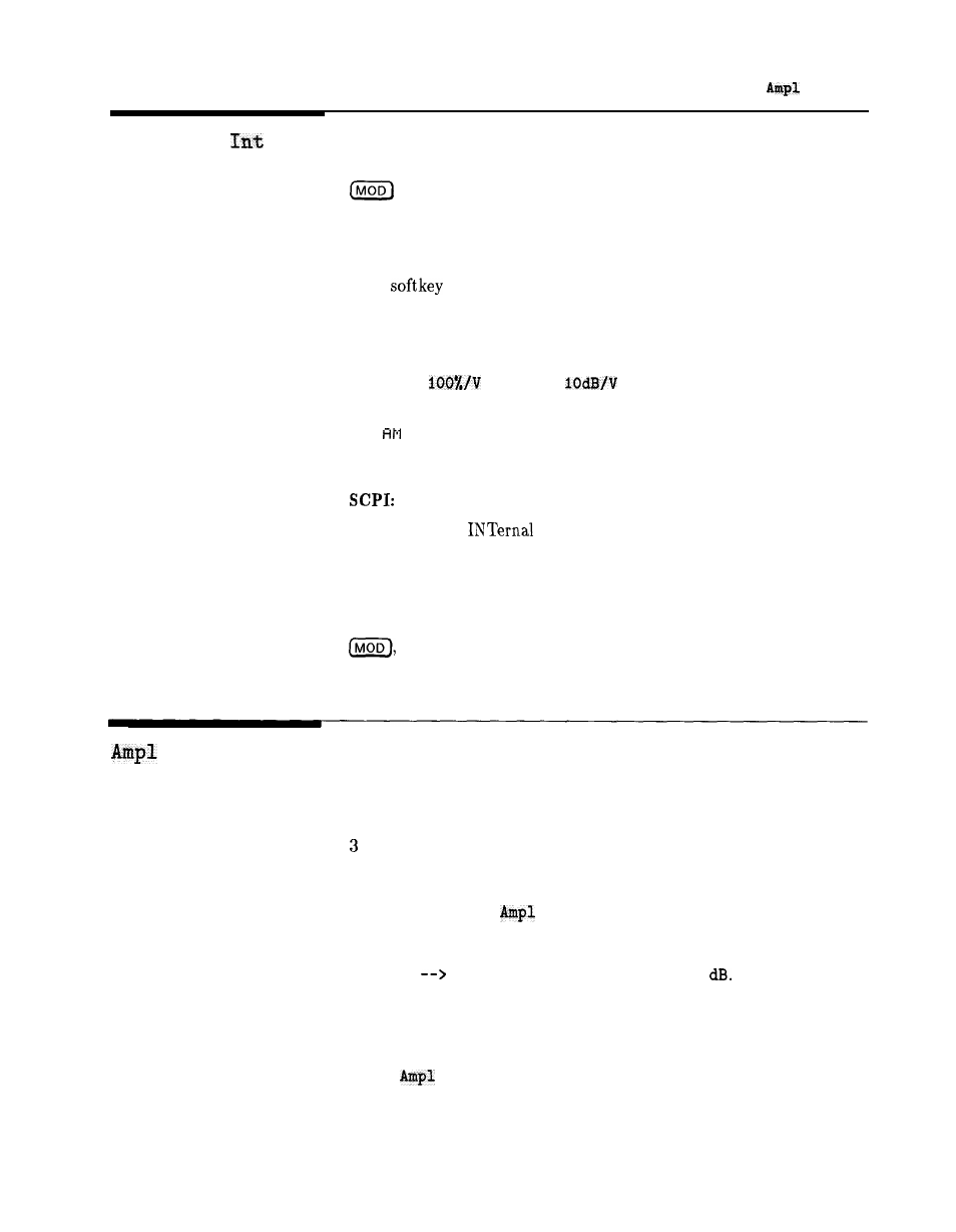 Am on/off int, Ampl markers, Am on/off | Markers | HP 8360 User Manual | Page 162 / 508