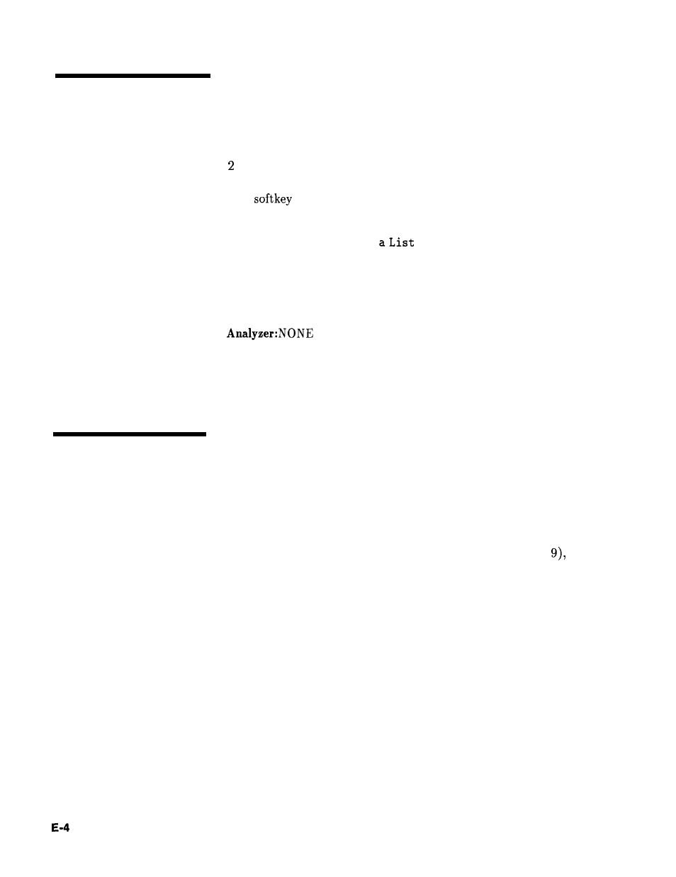 Enter list offset, Entry keys | HP 8360 User Manual | Page 201 / 508