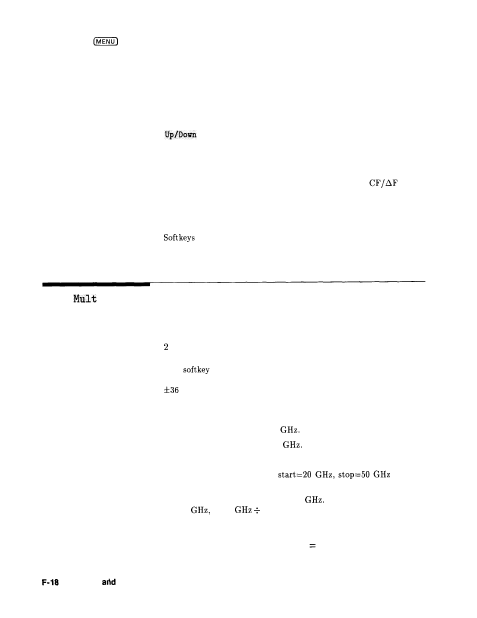 Freq mult, Freq, See also | Function group, Menu map description | HP 8360 User Manual | Page 220 / 508