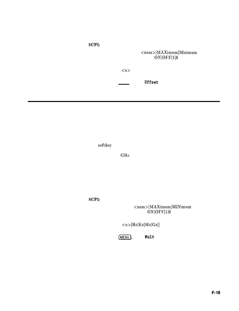 Freq offset | HP 8360 User Manual | Page 221 / 508