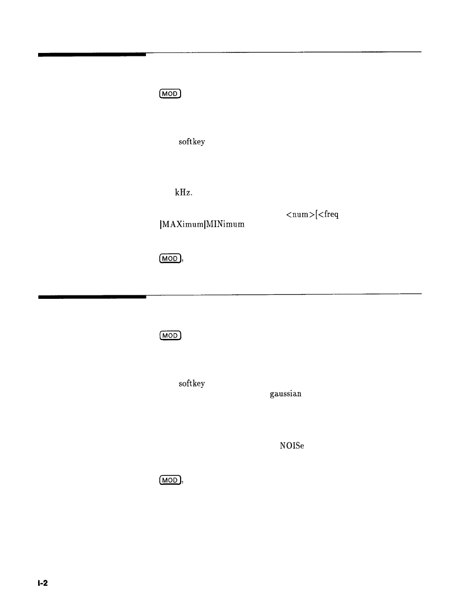 Internal am rate, Internal am waveform noise | HP 8360 User Manual | Page 227 / 508