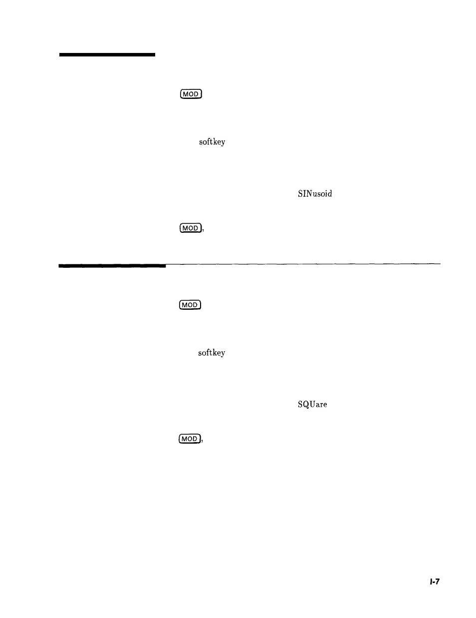 Internal fm waveform sine, Internal fm waveform square | HP 8360 User Manual | Page 232 / 508