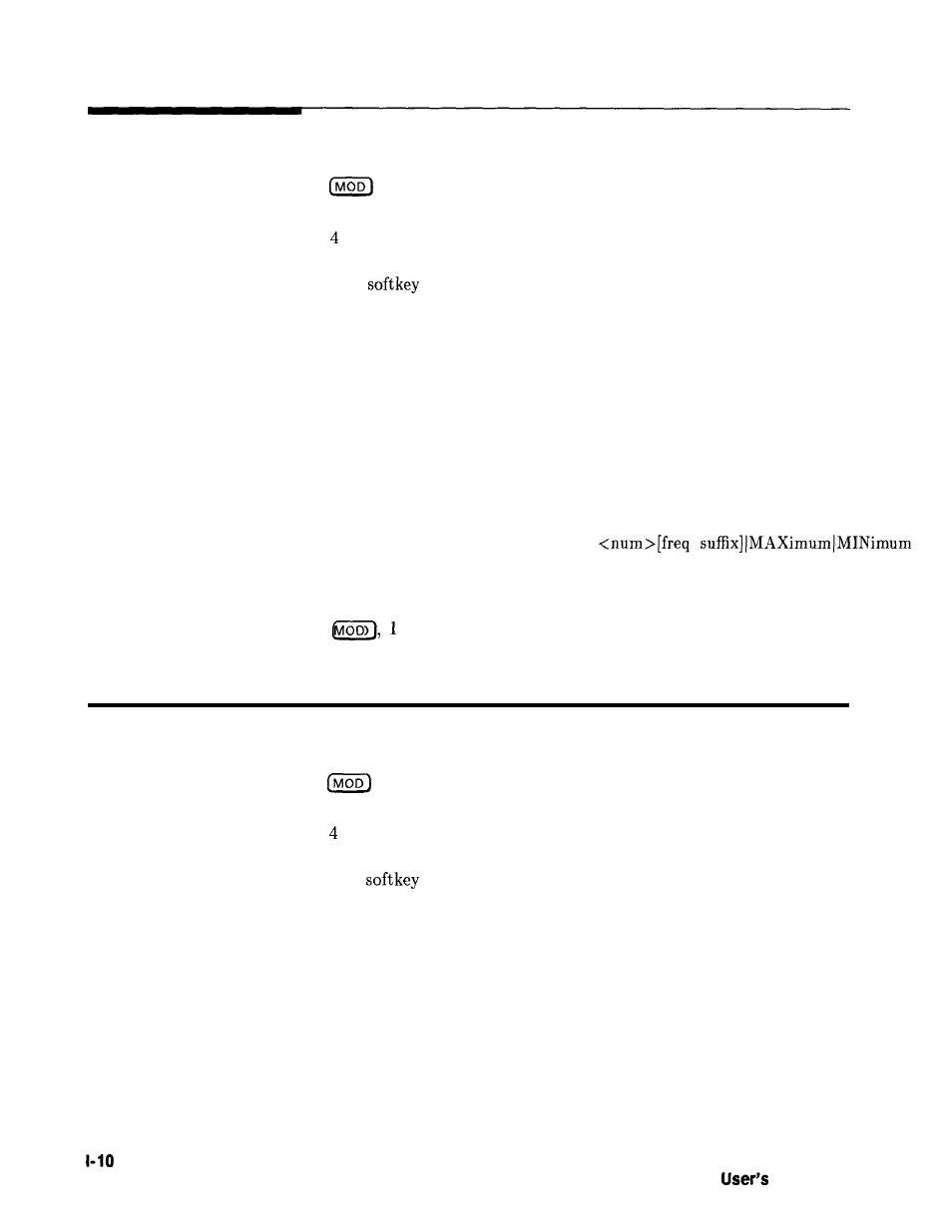 Internal pulse generator rate, Internal pulse generator width | HP 8360 User Manual | Page 235 / 508