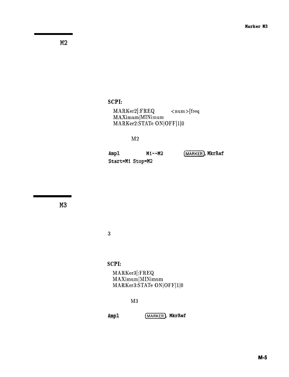 Marker m2, Marker m3, Marker | HP 8360 User Manual | Page 251 / 508