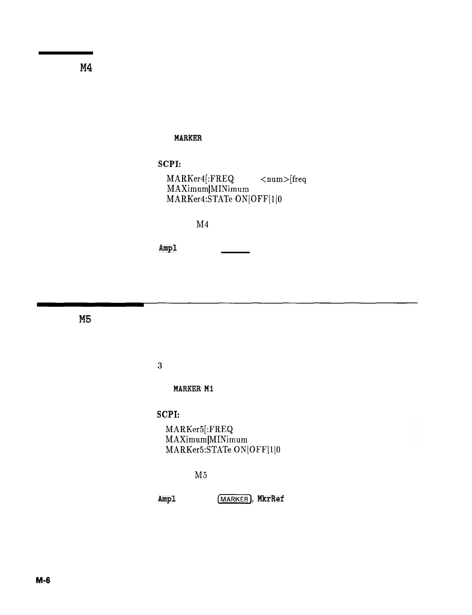 Marker m4, Marker m5, Marker | HP 8360 User Manual | Page 252 / 508