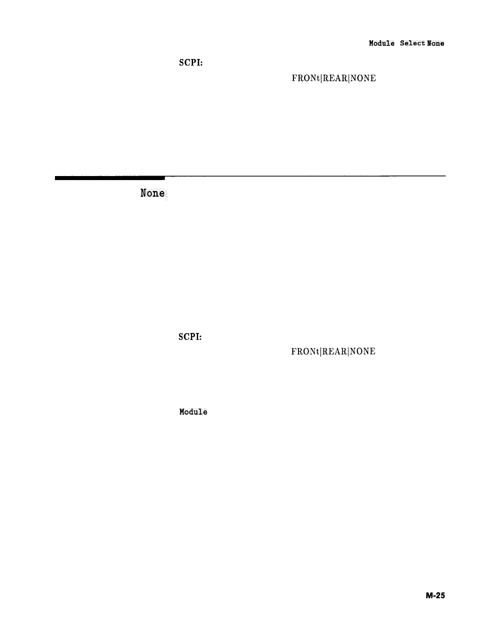 Module select none, Module select | HP 8360 User Manual | Page 271 / 508