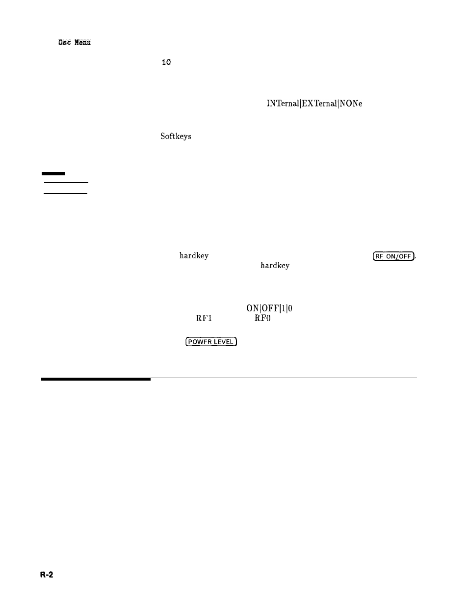 Rf on/off, Rotary knob | HP 8360 User Manual | Page 299 / 508
