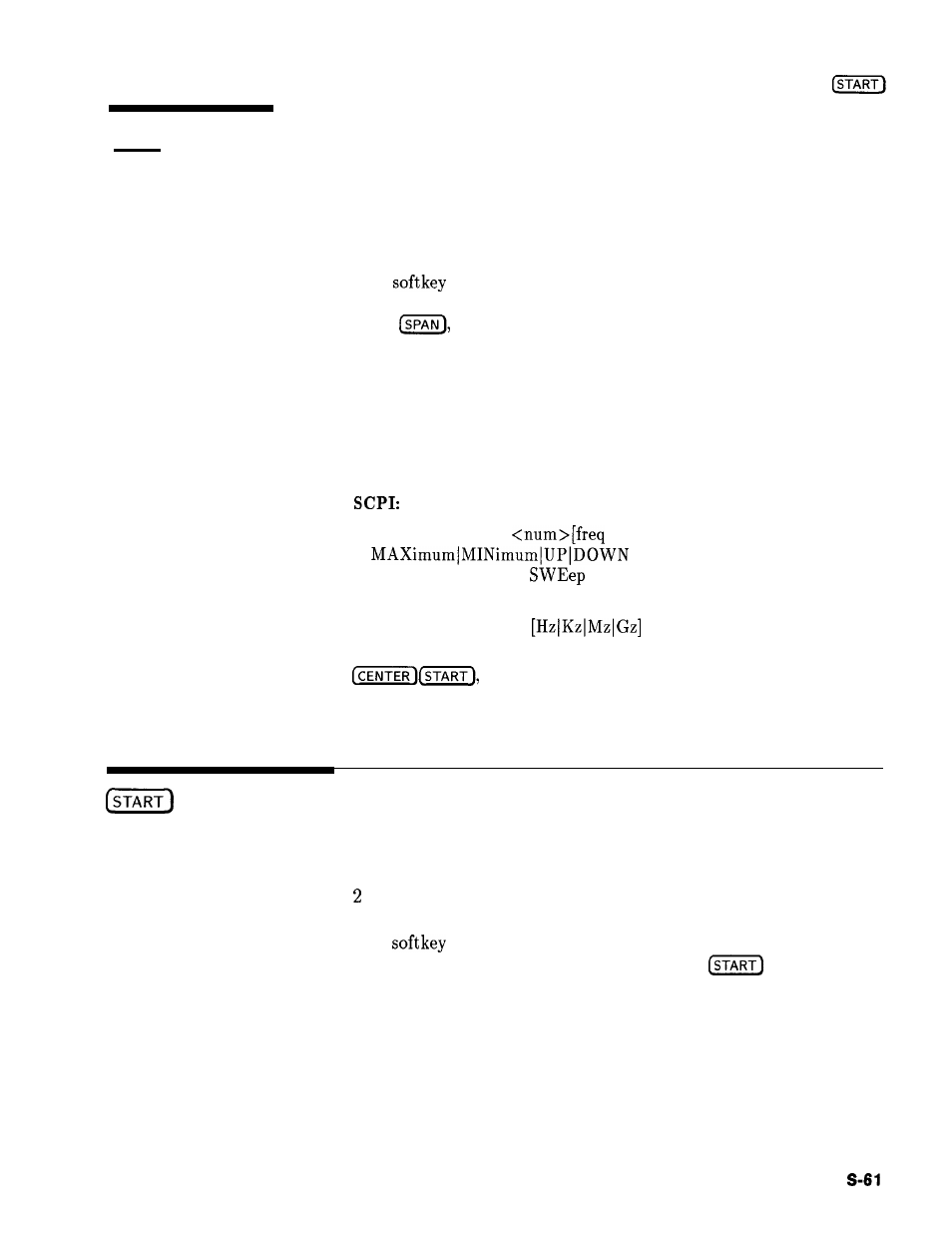 Span, Start, Span) | HP 8360 User Manual | Page 359 / 508