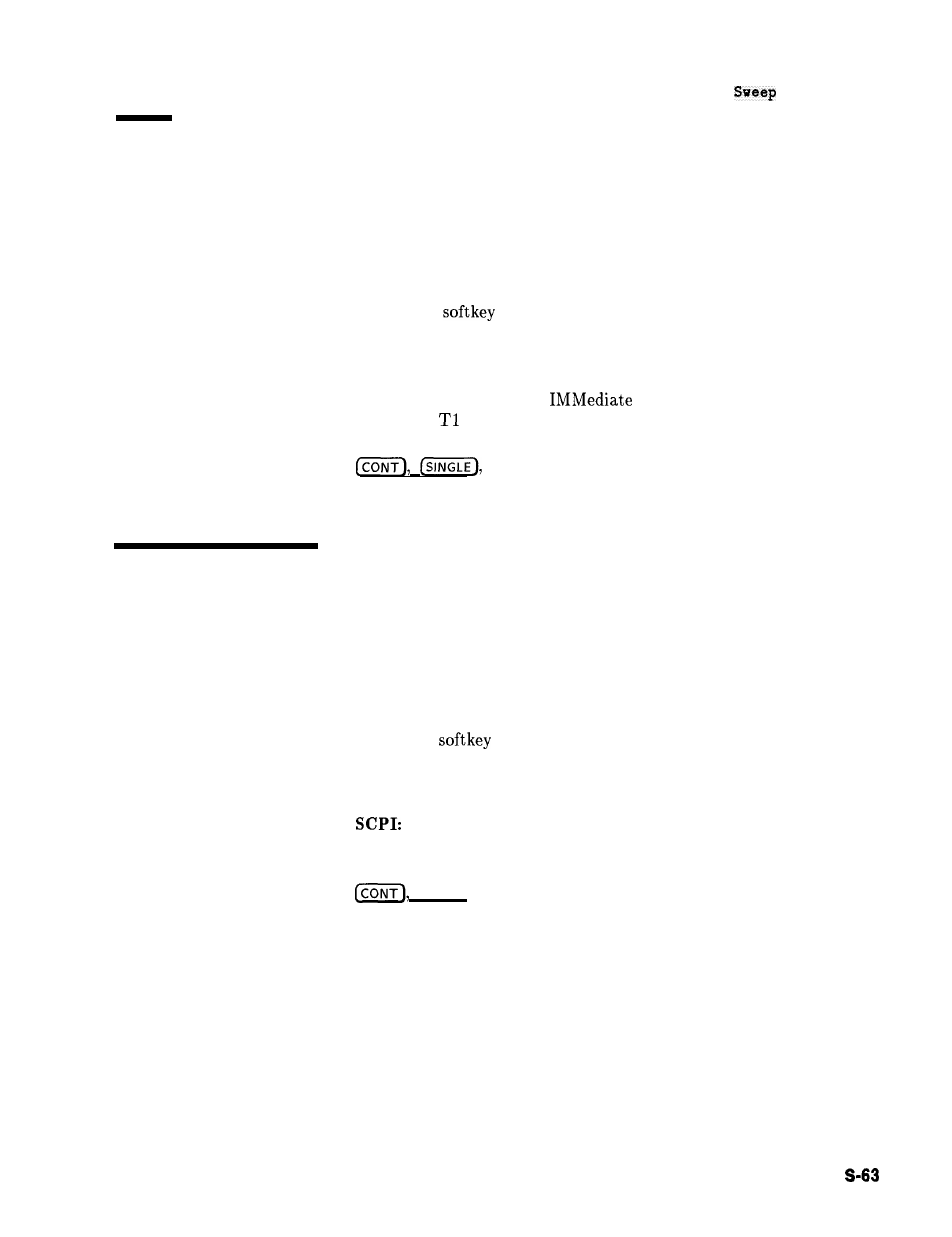Start sweep trigger auto, Start sweep trigger bus | HP 8360 User Manual | Page 361 / 508