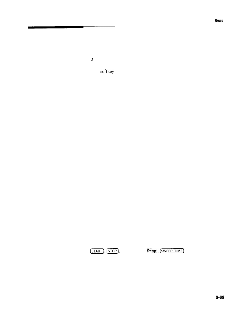 Step swp menu | HP 8360 User Manual | Page 367 / 508