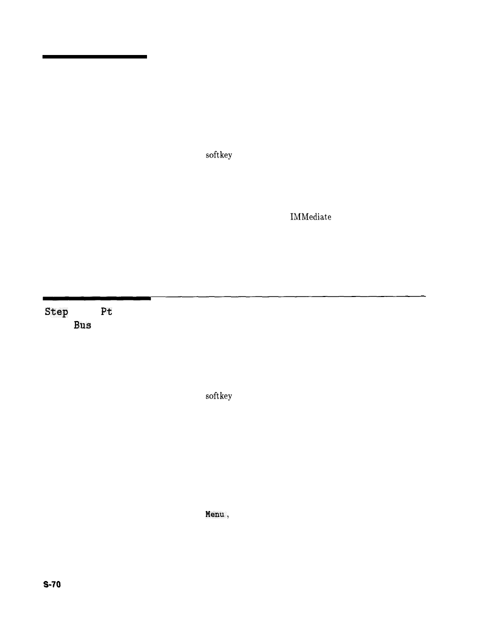 Step swp pt trig auto, Step swp pt trig bus, Trig auto | Trig | HP 8360 User Manual | Page 368 / 508