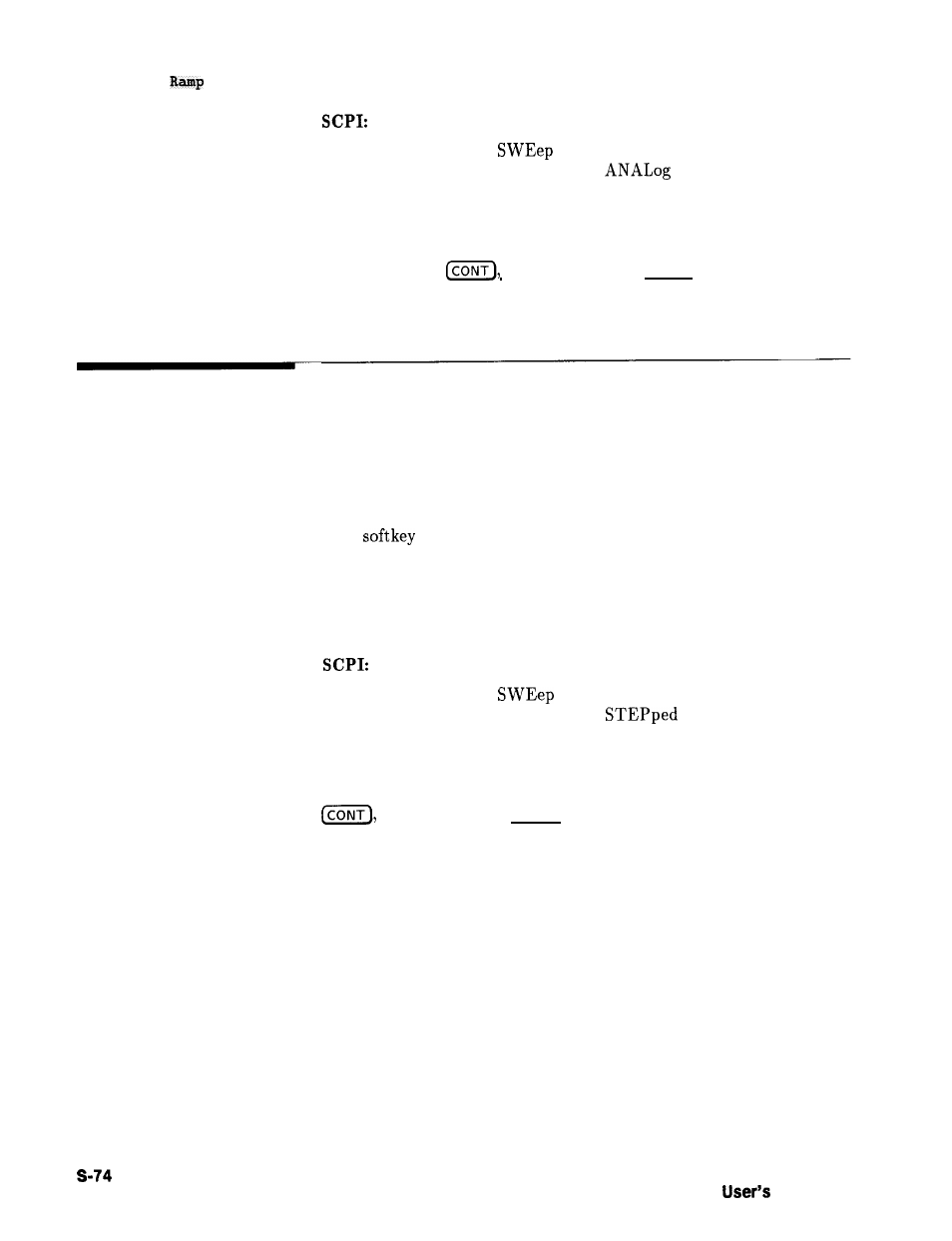 Sweep mode step | HP 8360 User Manual | Page 372 / 508