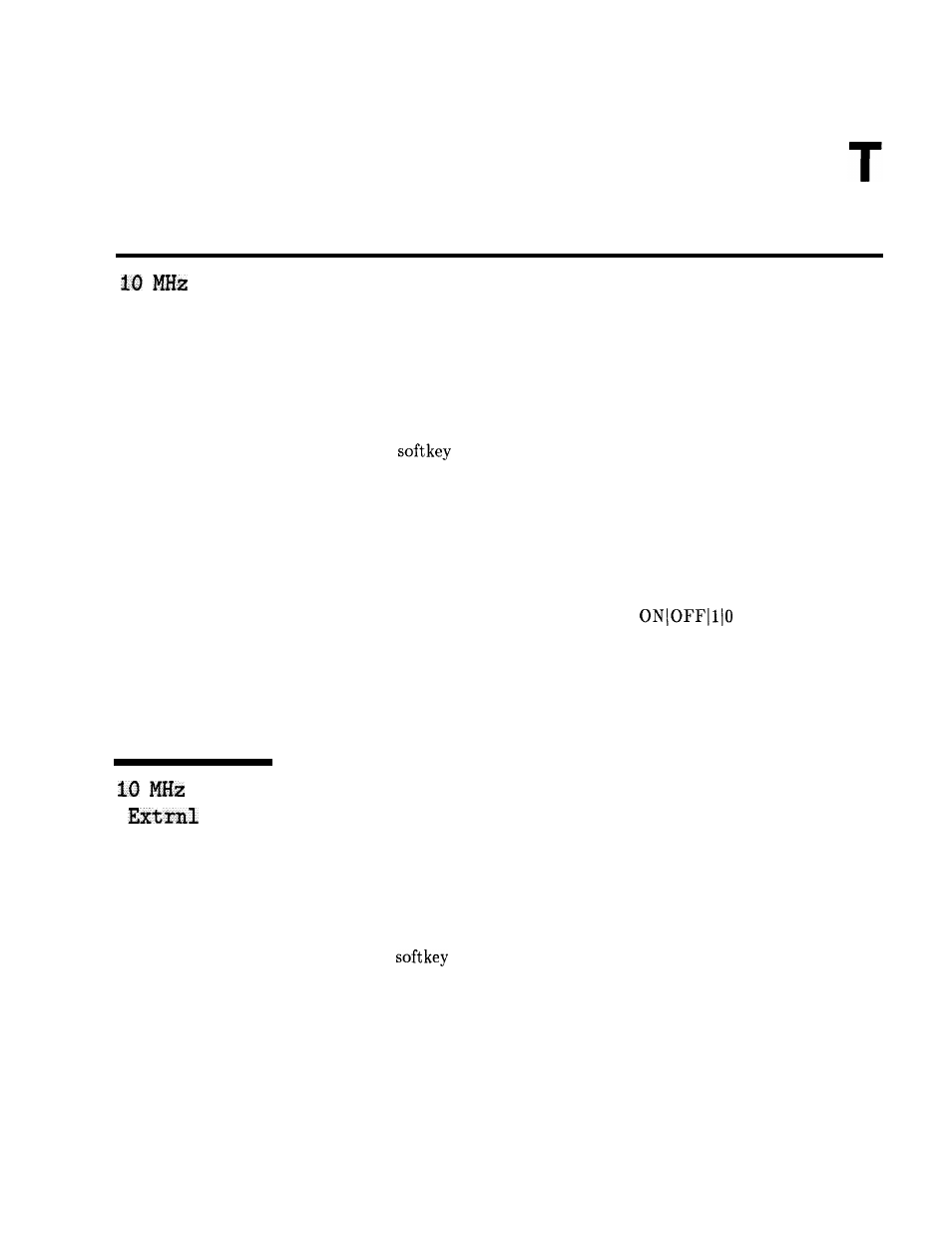 10 mhz freq std auto, 10 mhz freq std extrnl, Freq std auto | Freq std | HP 8360 User Manual | Page 377 / 508