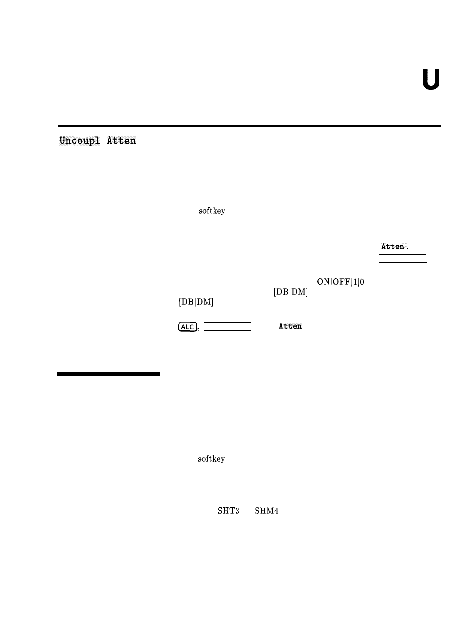 Uncoupl atten, Unlock info | HP 8360 User Manual | Page 381 / 508