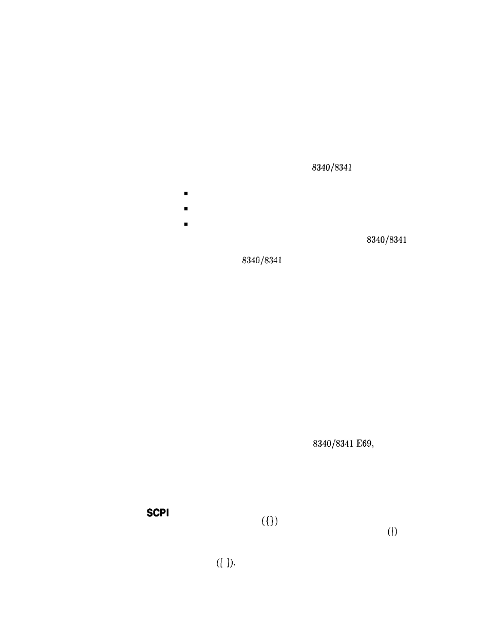 Remote operation, Converting from network analyzer language to scpi, Converting from | Network analyzer, Language to | HP 8360 User Manual | Page 447 / 508