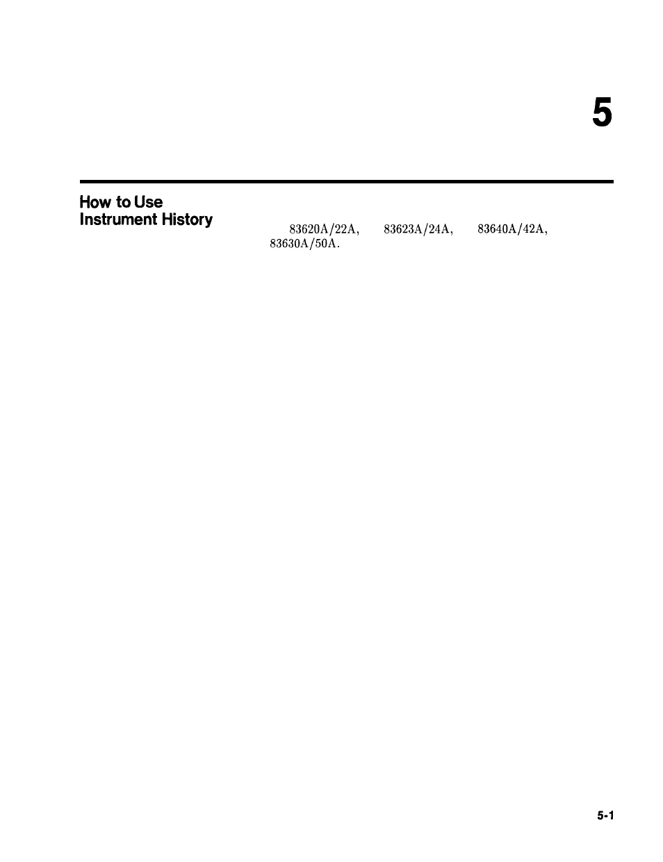 Instrument history, How to use instrument history | HP 8360 User Manual | Page 460 / 508