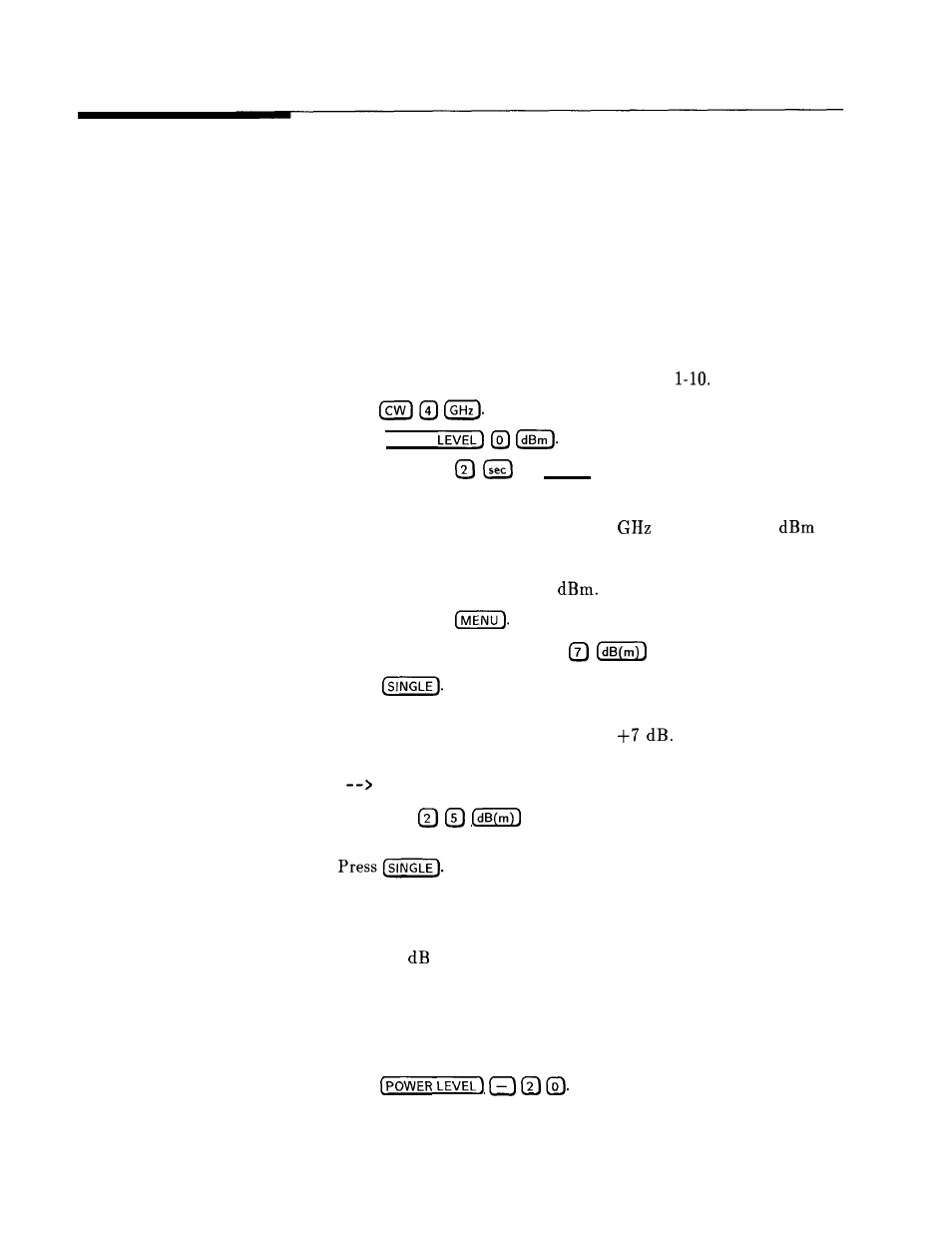 Power sweep and power slope operation, Power sweep operation | HP 8360 User Manual | Page 48 / 508