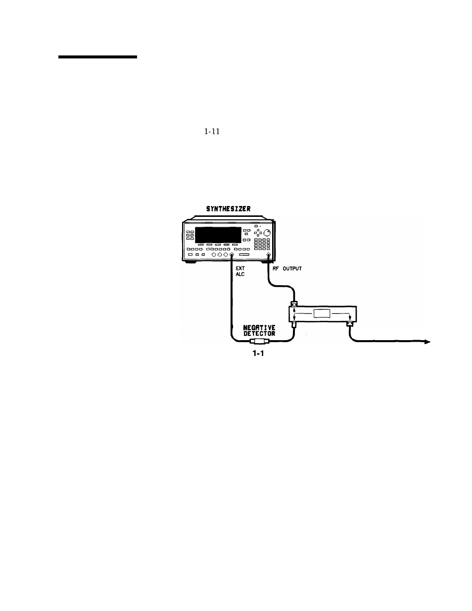 External leveling the synthesizer, Leveling with detectors/couplers/splitters, Externally leveling the synthesizer | HP 8360 User Manual | Page 53 / 508