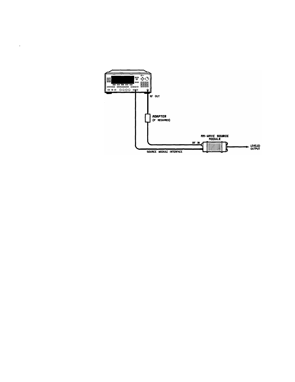 Leveling with mm-wave source modules, Leveling with mm-wave, Source modules | HP 8360 User Manual | Page 58 / 508