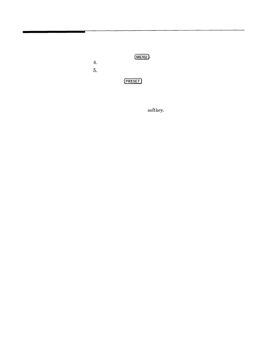 Changing the preset parameters, Changing the preset, Parameters | HP 8360 User Manual | Page 84 / 508