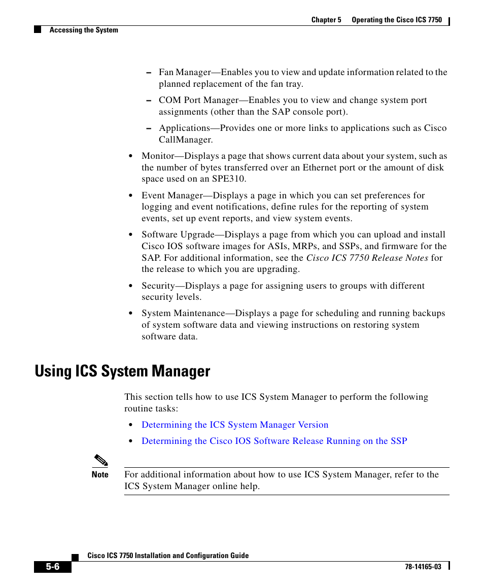 Using ics system manager | HP 7750 User Manual | Page 6 / 32