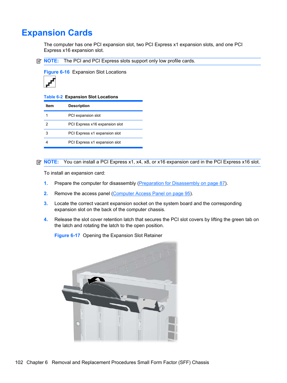 Expansion cards | HP 8080 ELITE BUSINESS User Manual | Page 114 / 284