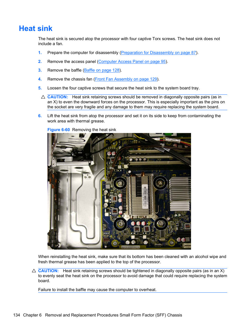 Heat sink | HP 8080 ELITE BUSINESS User Manual | Page 146 / 284