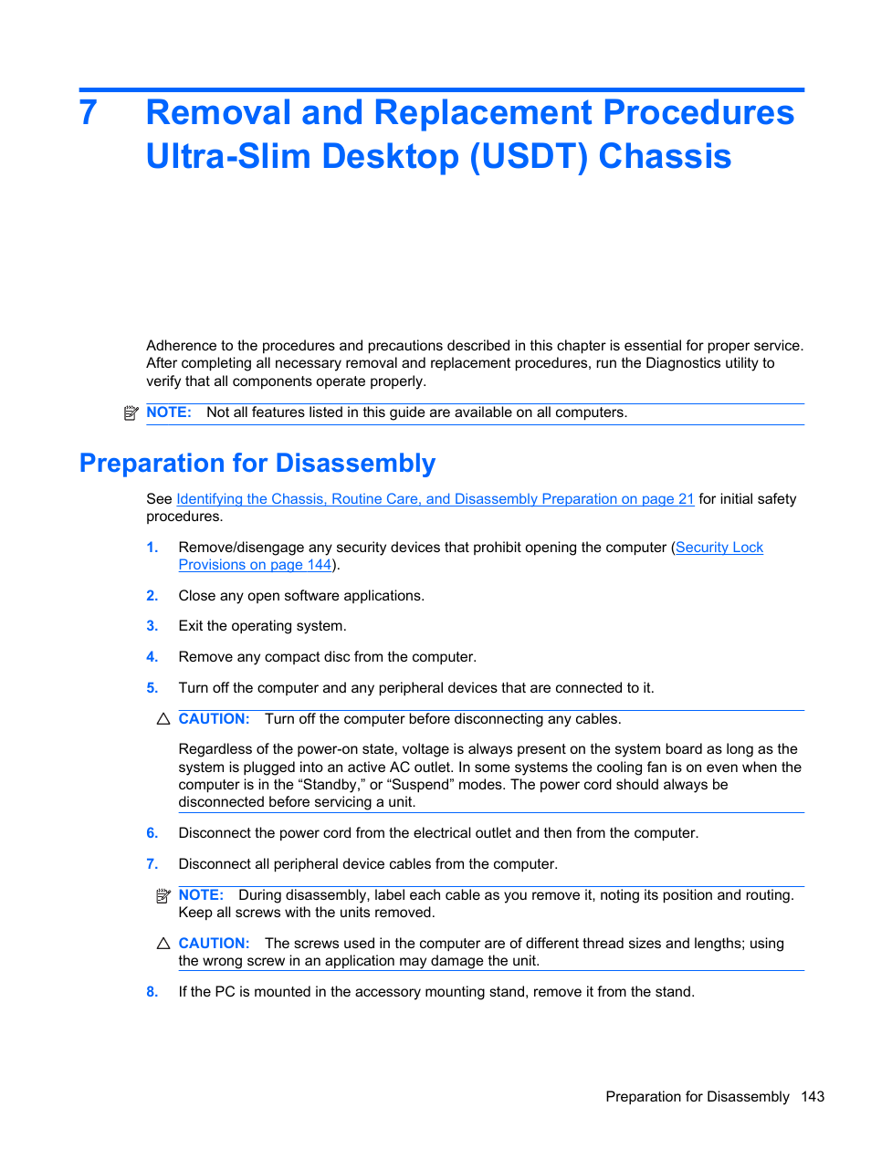 Preparation for disassembly | HP 8080 ELITE BUSINESS User Manual | Page 155 / 284