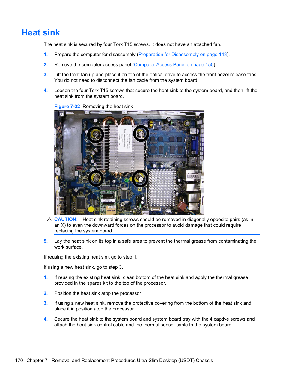 Heat sink | HP 8080 ELITE BUSINESS User Manual | Page 182 / 284