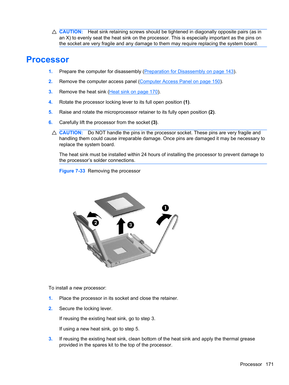 Processor | HP 8080 ELITE BUSINESS User Manual | Page 183 / 284