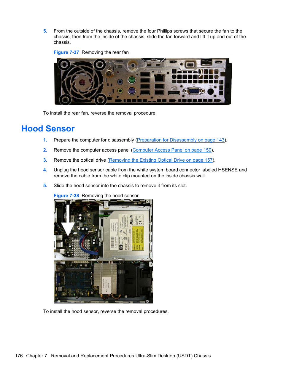 Hood sensor | HP 8080 ELITE BUSINESS User Manual | Page 188 / 284